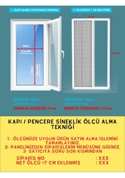 Plise Pileli Akordiyon Kapı Sineklik Akıllısineklik 90x210