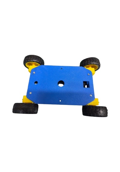 Arduino Uyumlu Robotik 4wd Araç Şasesi 3d Baskı Kaliteli + 4 Motor + 4 Teker Set 4wd Araç Şase Kiti Robot Araba Kiti