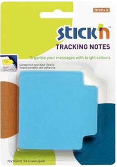 Stıckn Trackıng Notes 70x70 MM Neon Mavi 50 Yaprak Not Kağıdı 4-2