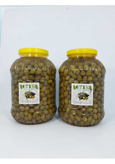 Etik Yerli Ürünler Gemlik Cinsi Küçük Boy Kırma Tatlanmış Zeytin 2 x 5 KG