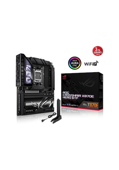 ASUS ROG CROSSHAIR X870E HERO BTF DDR5 WIFI 7 AURA RGB