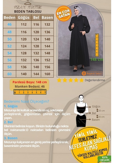 Ferace Tesettür Büyük Beden Uzun Kışlık Tam Boy Kadın Pardesü 001