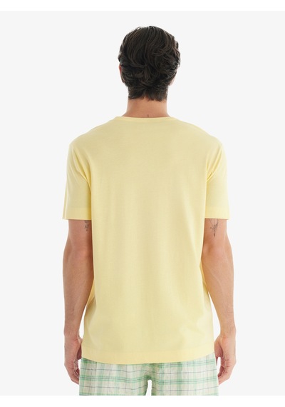 Blackspade Erkek T-shirt 40717 - Açık Sarı