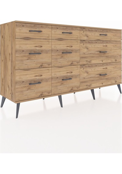 Hyperion Konsol 9 Çekmeceli 176x44x99 Çam-çam Çam-çam Hyperion Konsol 9 Çekmeceli 176x44x99 Çam-çam Çam-çam