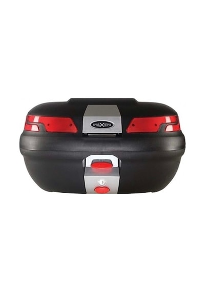 Maxem Sl-45 Litre Arka Çanta, Üst Bagaj, Sırt Dayama Takımı - 45 Litre Motosiklet Arka Çanta Topcase Siyah