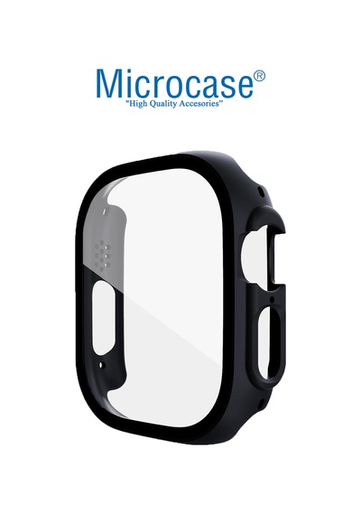 Apple Uyumlu  Watch Ultra 49 MM Ekran Korumalı Sert Rubber Kılıf-AL3173