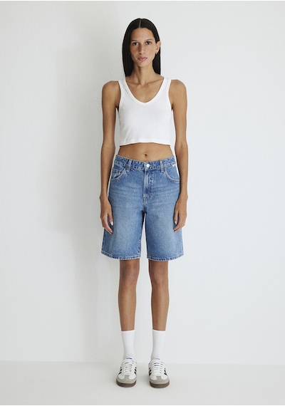 Mavi - Melina All Blue İndigo Mavisi Jean Şort 1410144-87086 Mavi