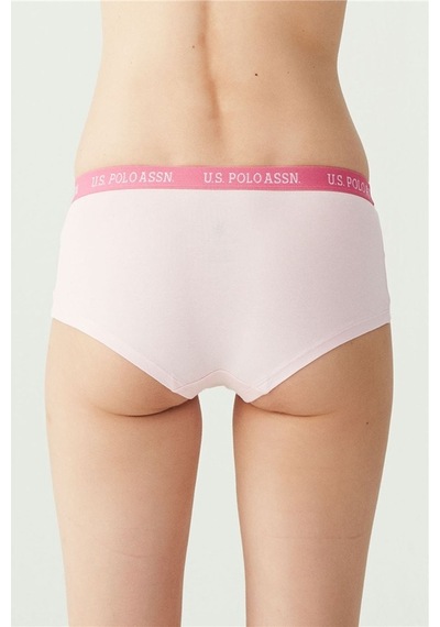 U.S. Polo Assn. U.s Polo Assn. 66115 Kadın 3 Lü Şort Külot-pembe&gri&mint Pembe