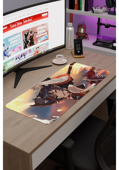 Xinyan Genshin Impact Anime Oyuncu V4 - 70x30 Xl Gaming Mouse Pad Fare Altlığı