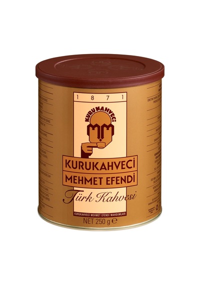 Kuru Kahveci Mehmet Efendi Türk Kahvesi 250g - Arabica Çekirdek 3'li Ekonomik Paket - 3 Adet Tarı