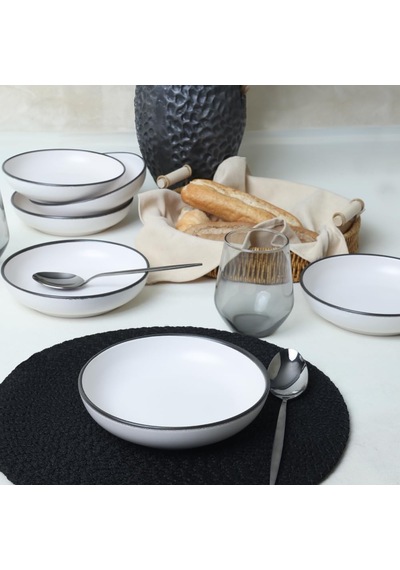 Simply Yemek Tabağı 18 Cm 6 Adet 19985 Açık