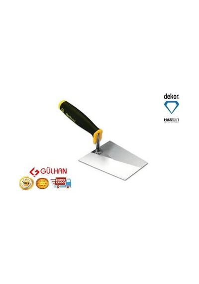 Dekor Duvarcı Malası 20CM Plastik Saplı