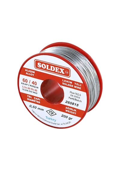 Soldex 200 Gr Lehim 0,50 mm