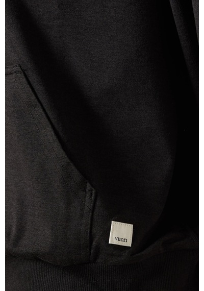 Vuori Halo Modern Hoodie, Dreamknit Rahat Ve Şık Günlük Sweatshirt Siyah