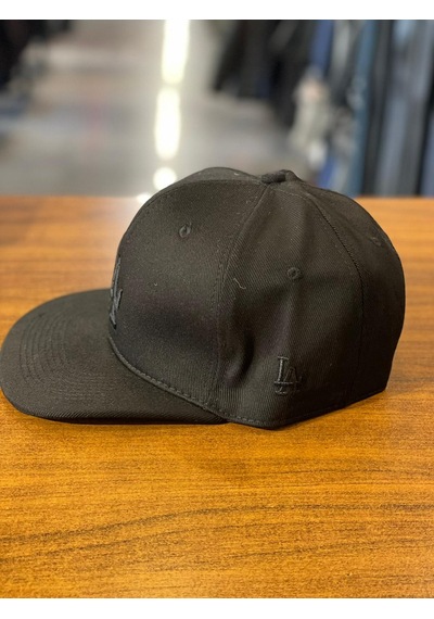 La Lakers Siyah Nakışlı Hiphop Snapback Rapper Basket Cap Şapka