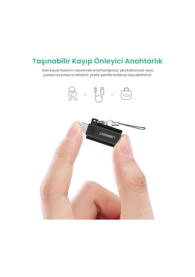 Ugreen Type-c To Usb 3.0 Dönüştürücü, 50283