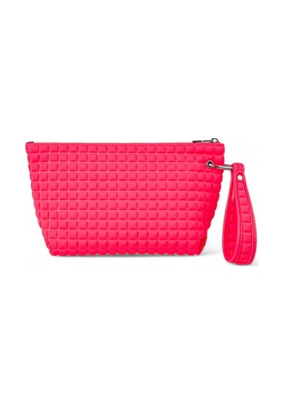 Bilik Deri Scuba Pembe Kadın Portföy & Clutch Çanta Yeliz Pembe