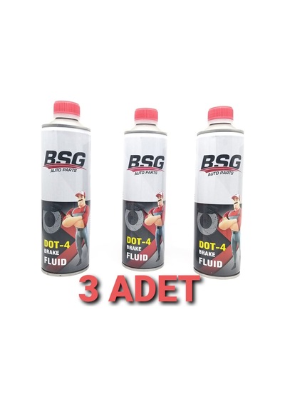 Tüm Araçlar Fren Hidrolik Yağı Dot4 3 Lü Bsg Tüm Modeller -H011