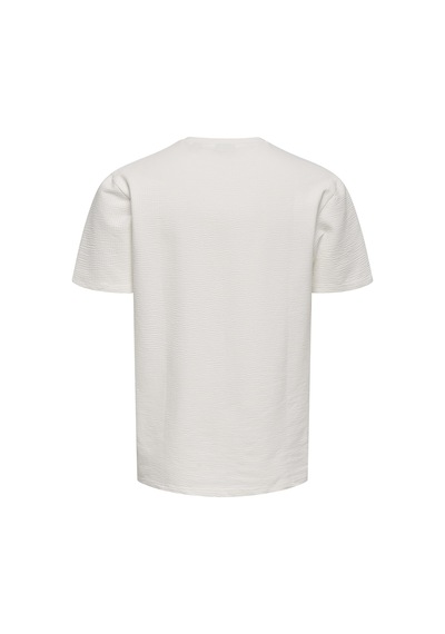 Only & Sons Erkek T Shirt 22028692 Ekru