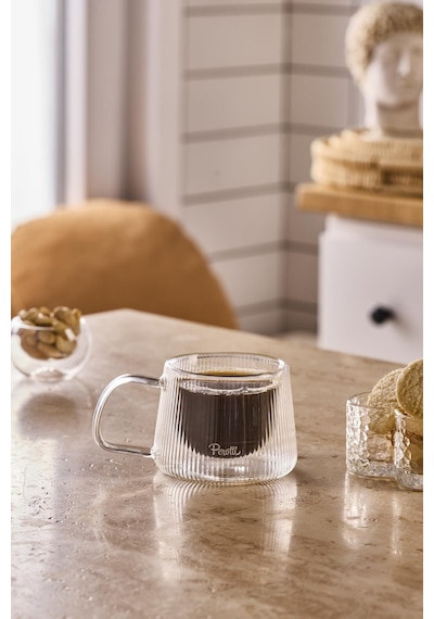 Lineo Short 200ml Çift Cidarlı Kupa