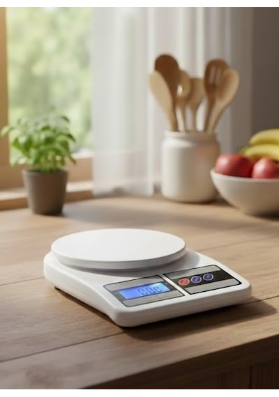 Hassas Elektronik Mutfak Terazisi 1 Gr X 10 Kg Kapasiteli Dijital Ekran, Dara Fonksiyonlu Tartı Çok Renkli