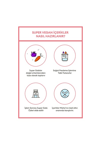 Missha Talks Vegan Squeeze Sheet Mask Pürüzsüz Görünüm Sunan Vegan Yaprak Maske - Skin Smoother
