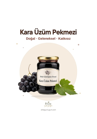 Sirke Günlüğüm Kara Üzüm Pekmezi