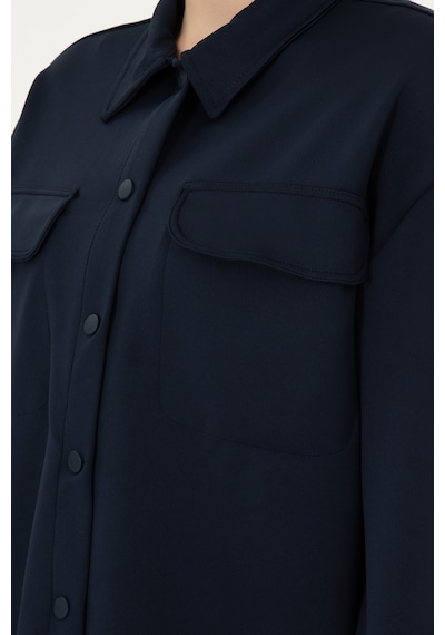 U.s. Polo Assn. Kadın Lacivert Gömlek Örme 50292455-vr033 Lacivert