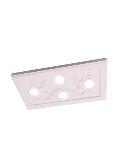 Motifpiyer spotlu gizli ışıklı tavan göbeği sgt-54-5 30X60X7.5cm