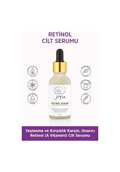Jiyu   Cilt Yenileyici Retinol Serum 30 ML