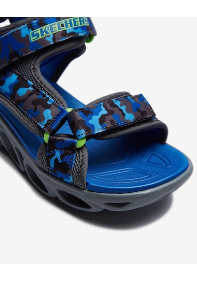 Skechers Hypno - Splash Büyük Erkek Çocuk Mavi Işıklı Sandalet 400077L Bllm Mavi