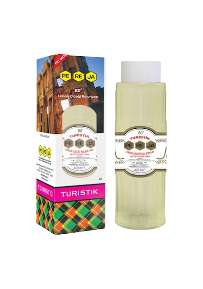 Pereja 80 Derece Turistik Limon Çiçeği Kolonyası Pet Şişe 400 ML