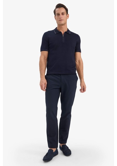Defacto Tailored Regular Fit Kısa Paça Pantolon F1672ax25aunv64 Lacivert
