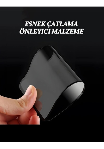 İphone 17/16 Pro/17 Pro Uyumlu Yüksek Netlik Gizlilik Ekran Filmi Esnek Seramik Darbeye Ve Çizilmeye Dayanıklı Tam