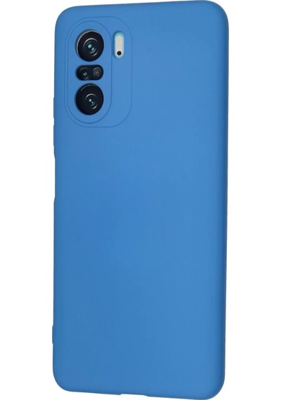 Newface Xiaomi Poco F3 Kılıf Nano İçi Kadife Silikon - Mavi