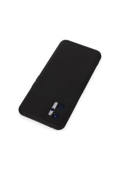 Realme 9i 4g Uyumlu Kılıf Nano İçi Kadife Silikon - Siyah