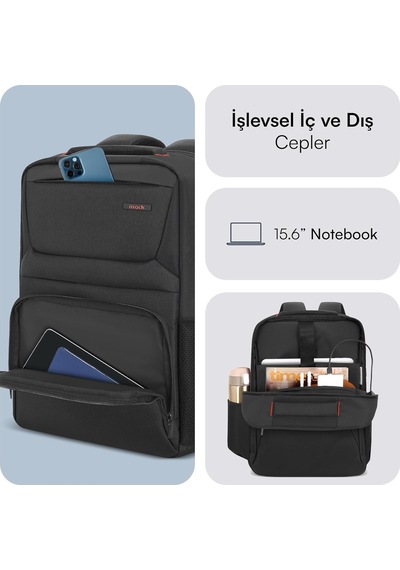Business X Mcc-805 15.6 İnç Laptop Sırt Çantası, Mackbook Sırt Çantası, Usb Şarj Portlu Bilgisayar Ve Notebook Çantası, Kadın Erkek Bilgisayar İş Çantası, Üniversite Okul Çantası, Siyah Business X Mcc-805 15.6 İnç Laptop Sırt Çantası, Mackbook Sırt Çantası, Usb Şarj Portlu Bilgisayar Ve Notebook Çantası, Kadın Erkek Bilgisayar İş Çantası, Üniversite Okul Çantası, Siyah
