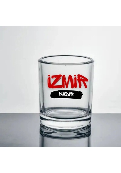 Kişiye Özel İl/memleket Temalı Viski Bardağı - İsme Özel Şehir Tasarımlı Kadeh Renksiz
