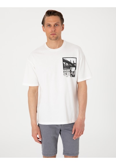 Pierre Cardin Erkek Beyaz Tişört 50310144-vr013 Beyaz
