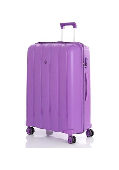 Mçs 3lü Set Kırılmaz Silikon Seyahat Valizi Bavulu V305 Mor