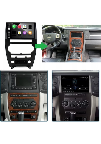 Jeep Comander Android Multimedya Sistemi 2-32 Myway 2005-2010 9"