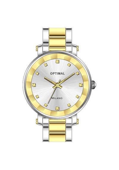 Optimal Opt.03460m.06 Unisex Kol Saati Altın - Siyah