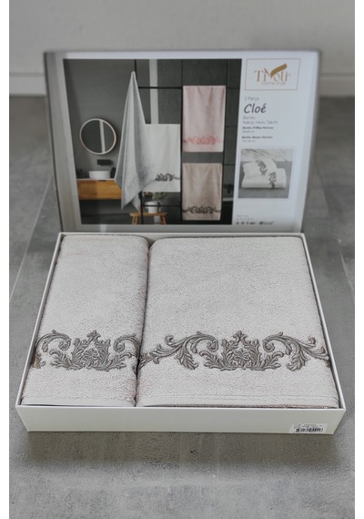 Bambu Yumuşak & Su Emici Tivoli Cloé Banyo Havlu Takımı
