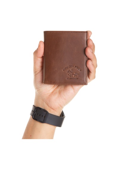Newish Polo Erkek Hakiki Deri Cüzdan Ve Kartlık New396 Taba