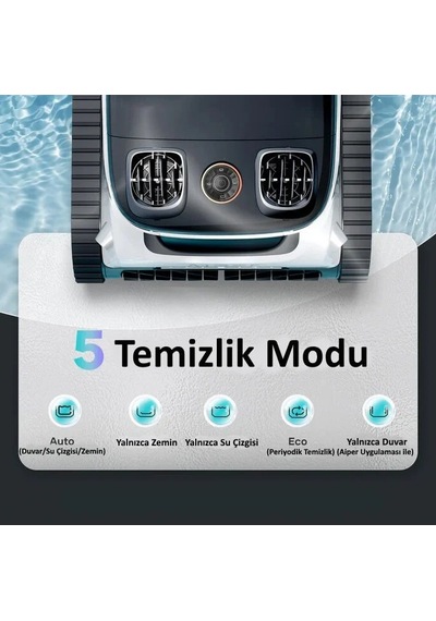 Aıper Scuba N1 Max Kablosuz 200m2 Otomatik Havuz Süpürge Robotu-toptancıyızbiz