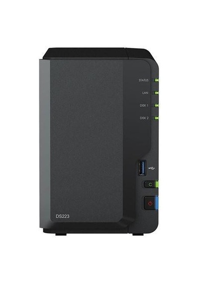 Synology DS223 Realtek QC 2 GB Ram 2 Diskli Nas Server