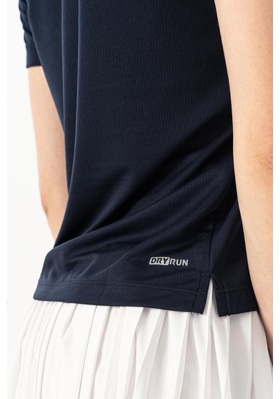 Maraton Regular Kadın Polo Yaka Navy T-shirt Lacivert
