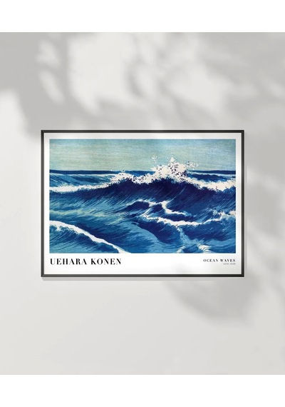 Çerçevesiz Poster Uehara Konen Okyanus Dalgaları