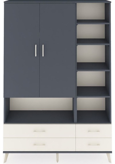 Arges Dolap 10 Raflı 4 Çekmeceli 2 Kapaklı 132x30x195 Antrasit-antrasit/aytaşı Antrasıt/aytası Arges Dolap 10 Raflı 4 Çekmeceli 2 Kapaklı 132x30x195 Antrasit-antrasit/aytaşı Antrasıt/aytası