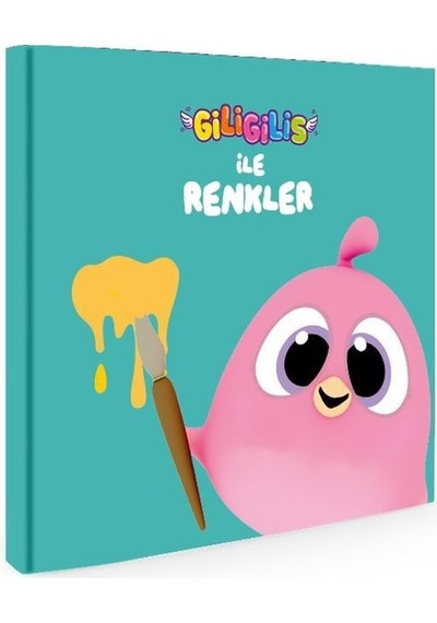 Giligilis ile Renkler - Eğitici Mini Karton Kitap Serisi- Artenino Yayıncılık